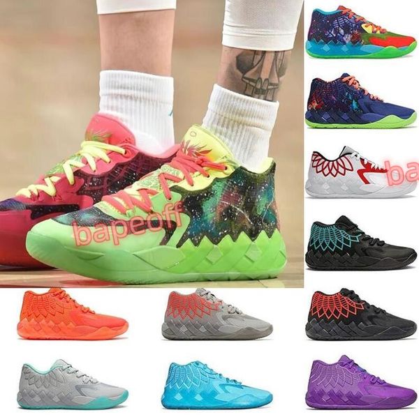 

2023running shoes mb 01 men basketball shoes rick and morty sky blue buzz city rock ridge red galaxy purple cat black blast lamelo ball men