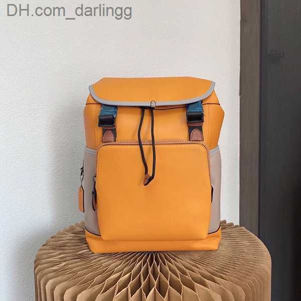 

outdoor bags 2022 sports men league backpack vintage leather school bag male outdoor bag large capacity student lapbags travel backpacks z23