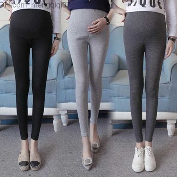 

maternity dresses spring winter leisure pregnant women's legs elastic waist abdomen pregnant women's pants autumn pregnant women&#, White