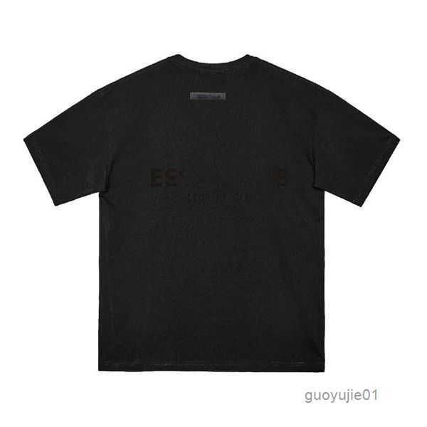 

designer shirts essent t shirt street casual essentail tshirt loose men women summer luxury essen tshirts chest print tees essentiel t-shir, White;black