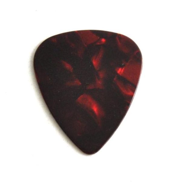 

lots of 100pcs heavy 096mm blank guitar picks plectrums celluloid pearl red for electric guitar9894356