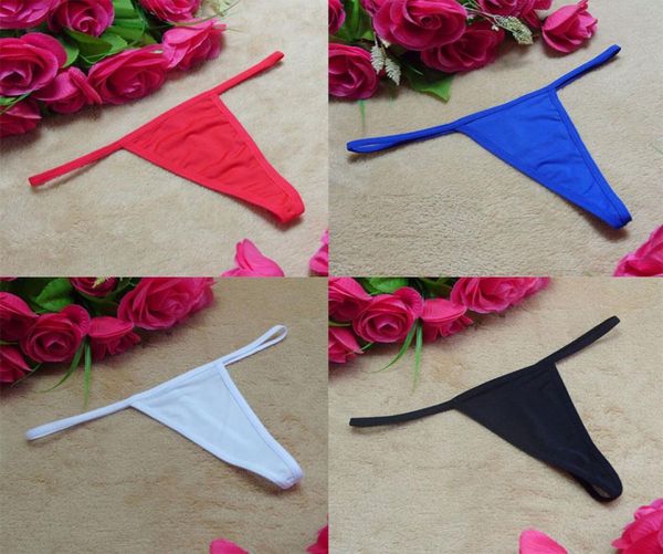 

underwear g string thongs panties t back lingerie women lady solid bikini panty 293852, Black;pink
