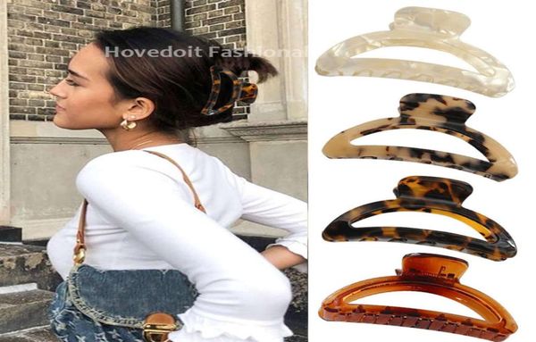 

fashion accetate leopard print hair clip crab hair claws for women girls hairpins hair accessories headdress party gifts2155996, Silver