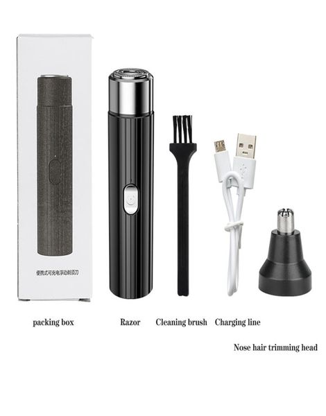 

mini portable usb charging shaver electric trimmers012348594811