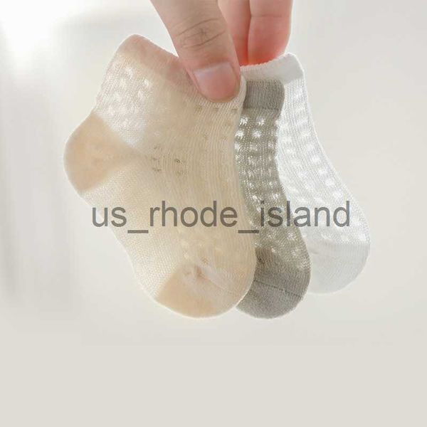 

kids 4pcs/set baby summer ultra-thin mesh breathable ice silk boneless loose-mouth sock newborn babies stockings children stuff x0727, Pink;yellow