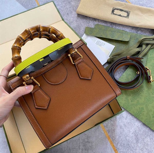 

luxury designer 2023 factory direct sales bamboo knot tote autumn new high version handbag one shoulder oblique straddle fashion women'