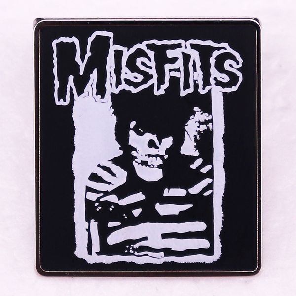 

halloween horror skull character brooch cute anime movies games hard enamel pins collect cartoon brooch backpack hat bag collar lapel badges, Blue