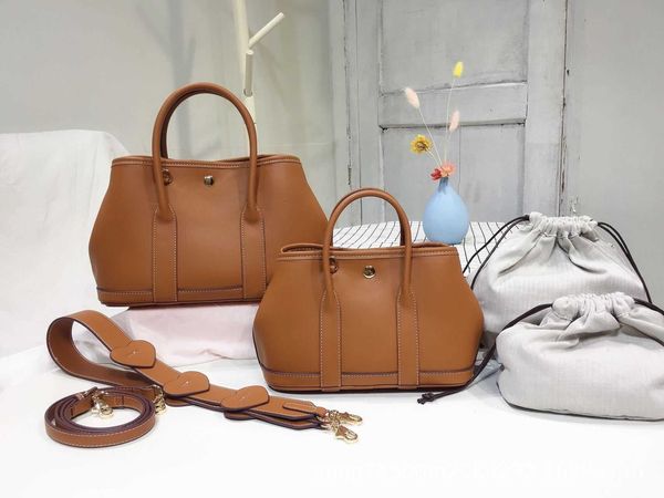 

classic garden party tote bag 2023 new women's mother bag garden bucket heart-shaped double shoulder with candy color large capacityhyh