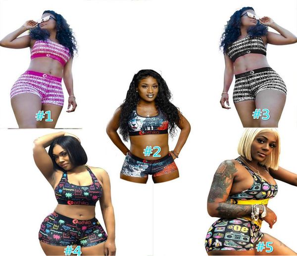 

women designer swimsuit ethiko sports bra shorts trunks two piece brand tracksuit quick dry beachwear bikini set clothes c3697450437, White;black