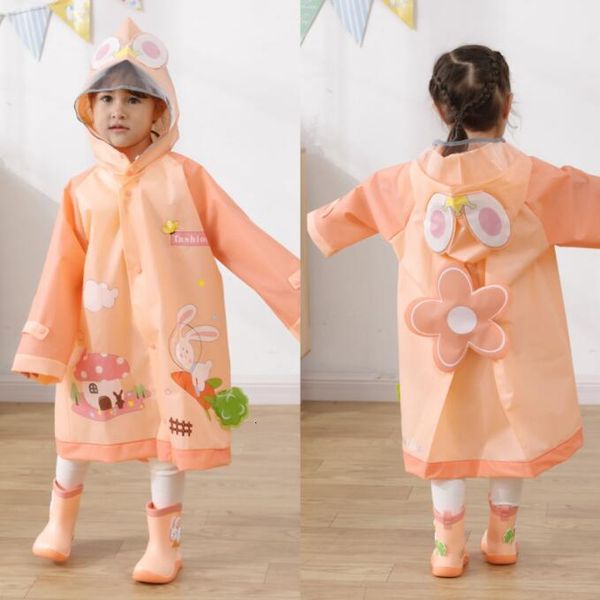 

jackets childrens cartoon raincoat thickened waterproof eva rain coat kids clear transparent tour rainwear raincoats 230728, Blue;gray