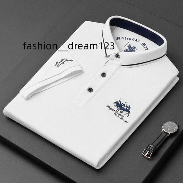 

men's polos 2023 man tshirts polo short sleeve embroidery cotton fashion men s clothing casual men's tees 100% cotton 4xl 3xl, White;black