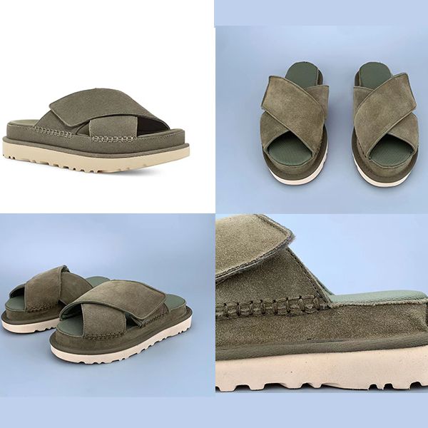 

summer 2023 new men's fashion slippers flat and low heel cool slippers are compatible with comfortable abrasive leather men's shoe, Black