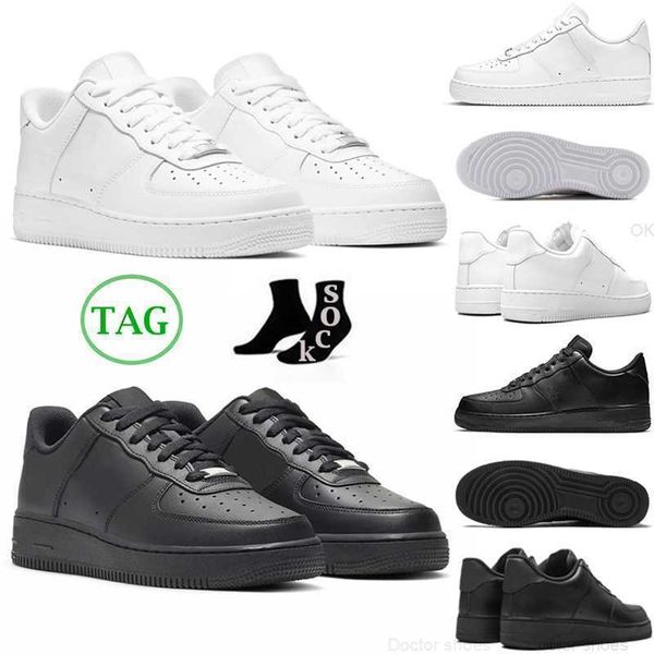 

classic af1 1 one running shoes men women triple black white panda unc low outdoor sports sneakers mens womens trainers casual walking joggi