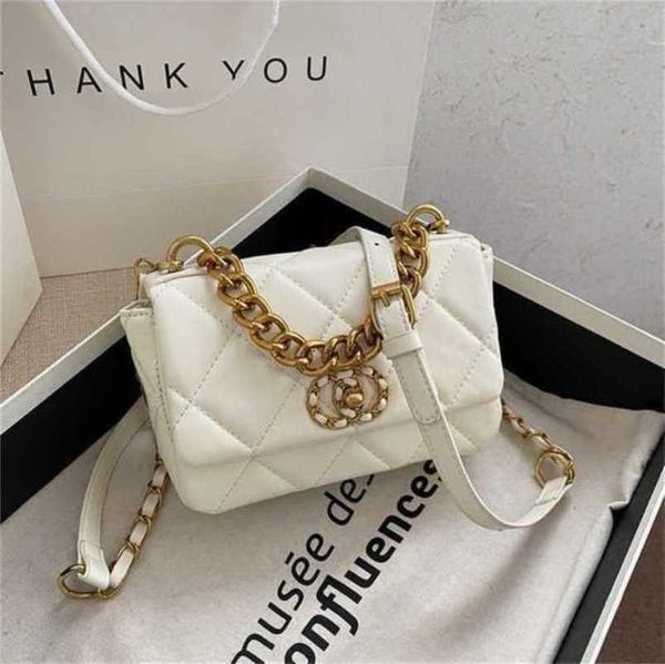 

designer luxury bags shangpin style simple solid color rhombic chain shoulder diagonal straddle