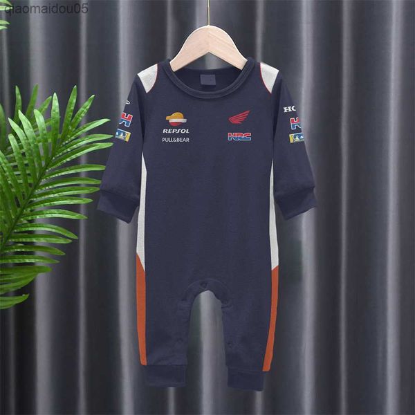 

develop the gift for honda repsol hrc alpine motorcycle gp racing team motorcycle cotton onesie hobby for kids l230712, Blue