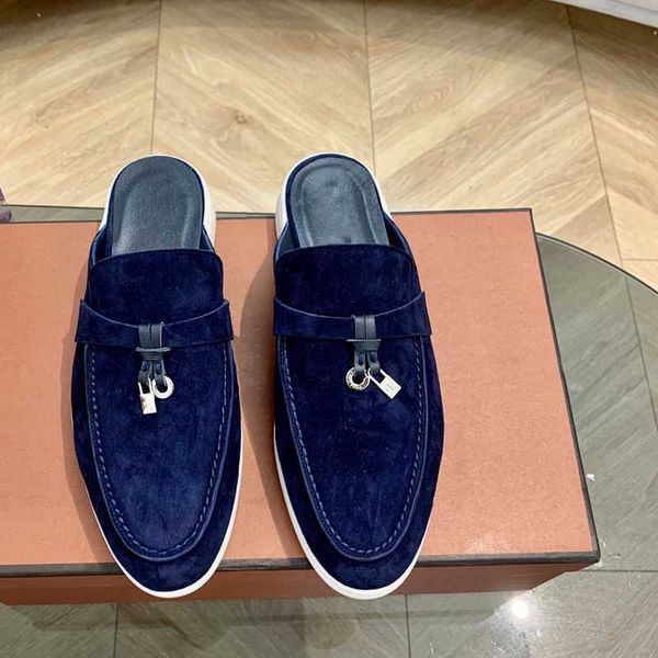 

dress shoes italian large flat shoes loafers women's 2023 designer luxury shoes brand mocasines slippers fashion women's sandals, Black