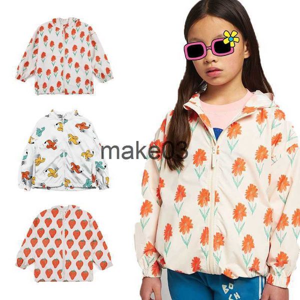 

jackets kids jacket 2023 spring summer strafina bc boys girls thin hooded jacket ins baby new fashion hoodie children upf clothing j230728, Blue;gray