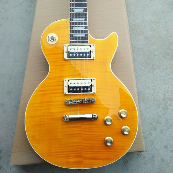 

slash lp standard appetite amber solid mahogany electric guitar