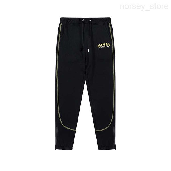 

trapstar rainbow gradient letter tiger head embroidery hoodie+long pants sports guard jogging set 2 s43q, Gray