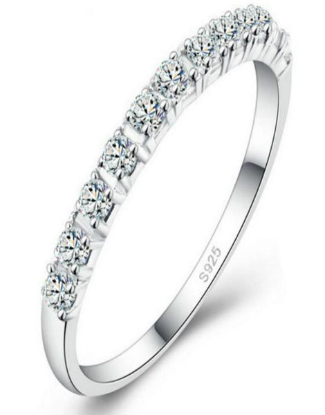 

new design band rings wedding rings women 925 sterling silver simulated diamond ring jewelry7661087
