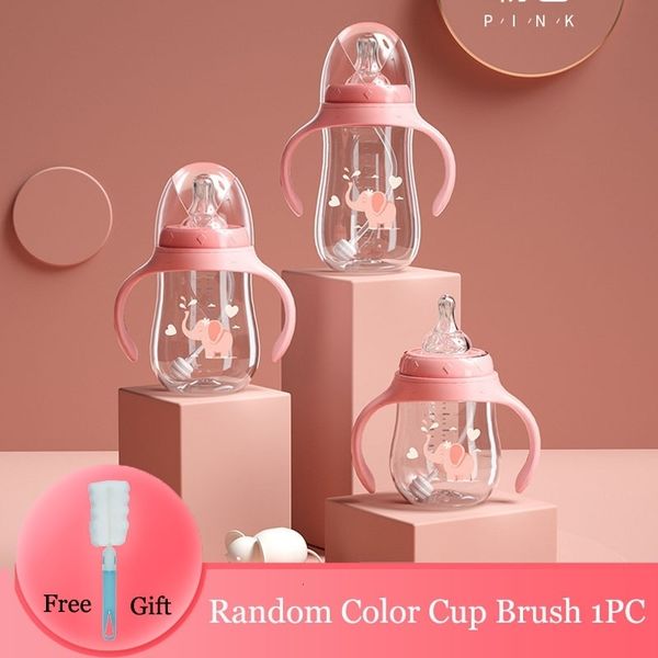 

baby bottle born nursing nipple bottle silicone pacifier milk water feeding bottles training 230727