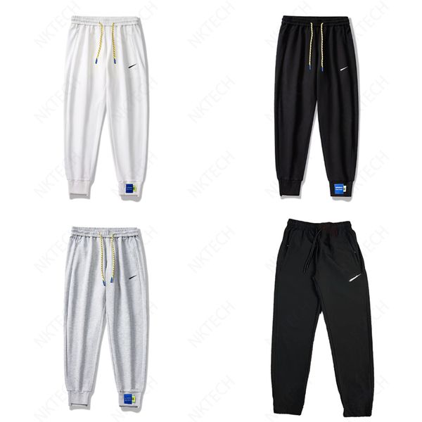

2023 summer men's pants sports pants trend brand letter design geometric pattern running sports loose comfortable casual sports pants b, Black