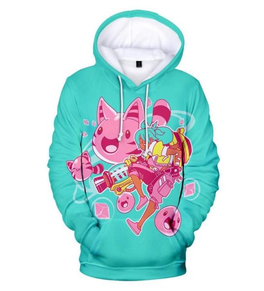 

men039s hoodies sweatshirts game slime rancher 3d hoodie anime boysgirls sportswear kids sweatshirt streetwear womenmen har5665909, Black