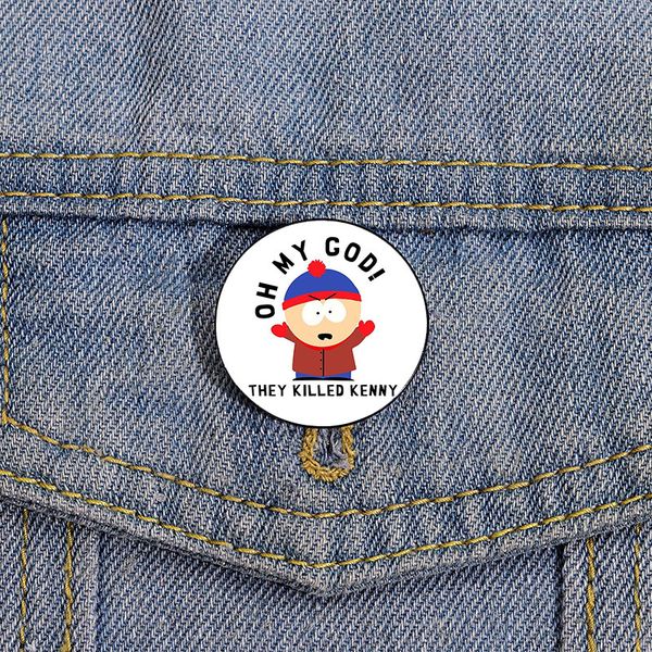 

southpark characters brooch cute anime movies games hard enamel pins collect cartoon brooch backpack hat bag collar lapel badges