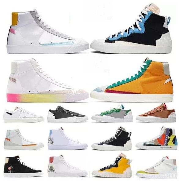 

designer shoes running shoes white sneakers for men casual shoes womens trainers shoes vintage blazers multi color high pomegranate jumbo pi, Black