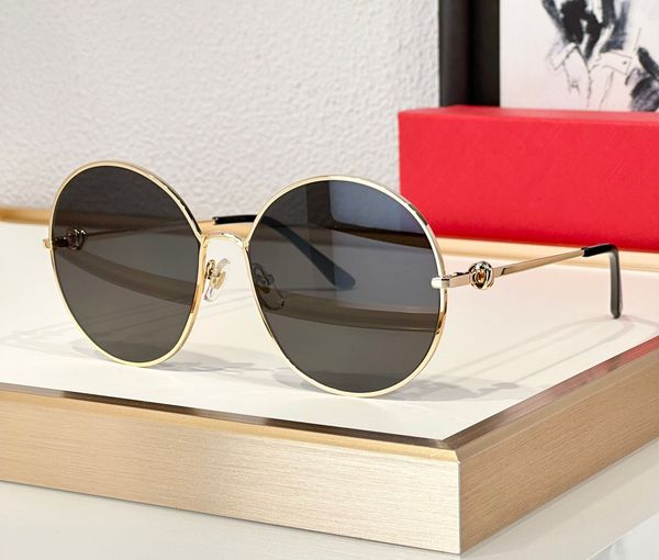 

fashion designer 0360 mens women sunglasses unique two color metal frame round shape glasses outdoor trendy versatile style uv protection co, White;black