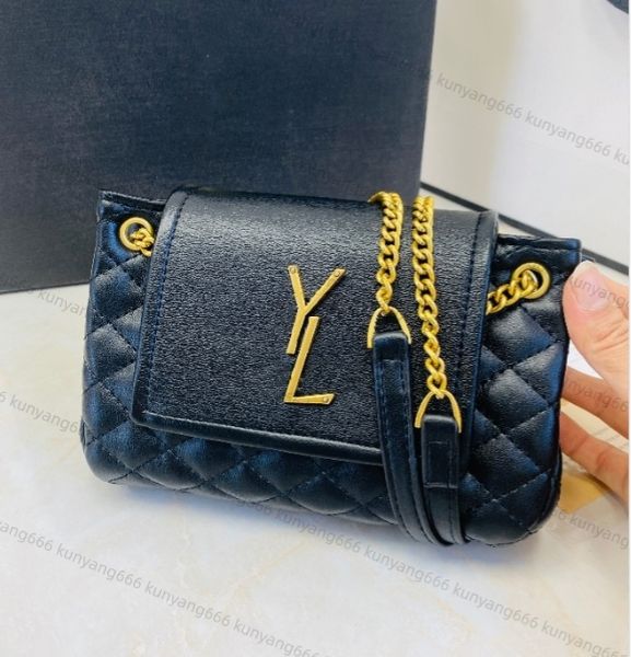 

designer bag shoulder women bags handbags bags tote bagg black calfskin classic diagonal stripes quilted chains medium cross body