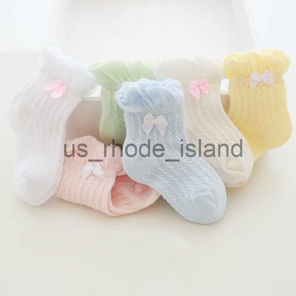 

kids summer girl newborn baby girls cotton breathable mesh thin soft bubble mouth bow fashion casual children kids x0727, Pink;yellow