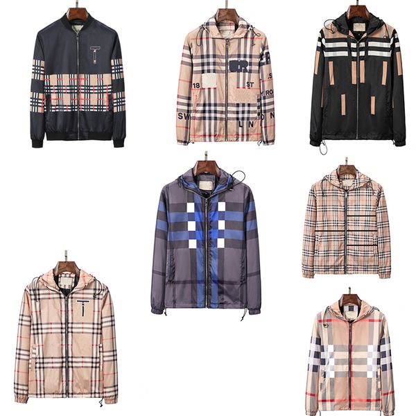 

designer jacket coat winter autumn slim outerwear stylist men women windbreaker zipper hoodies mens coats jackets plus m-3xl-f2, Black;brown