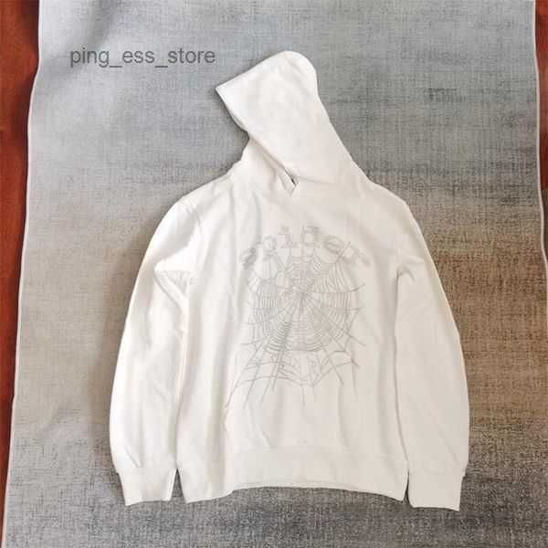 

designer sp5der men's tracksuits young thug spider 555555 hoodies men and women transportation hoodie printing web tracksuit 49, Gray