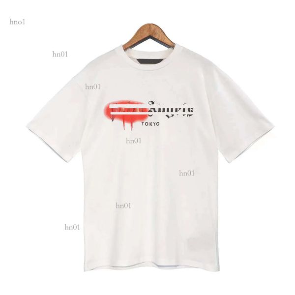

mens designer shirt polo mens t shirts palms spray love heart print short-sleeved t shirt fashion angels women graphic tees 100% pure b1, White;black