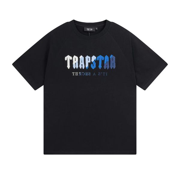 Men's T shirts Cotton trapstars Clothes Short Set Summer Men Trapstar London t shirt men Shooters Women Embroidered Bottom Tracksuit Clothing designer shirts A4X8