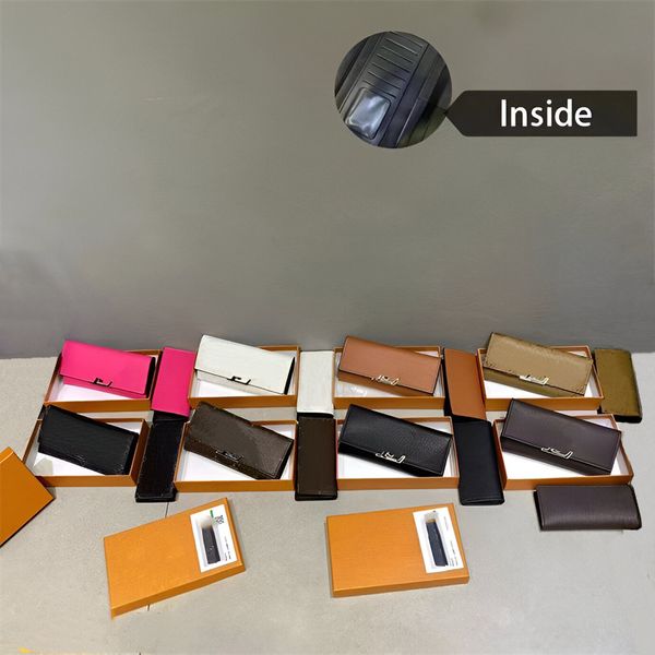 

brand designer wallet card holder women men bussiness credit card holder long wallet purse ruan8810, Red;black