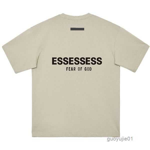 

designer shirts essent t shirt street casual essentail tshirt loose men women summer luxury essen tshirts chest print tees essentiel t-shir, White;black
