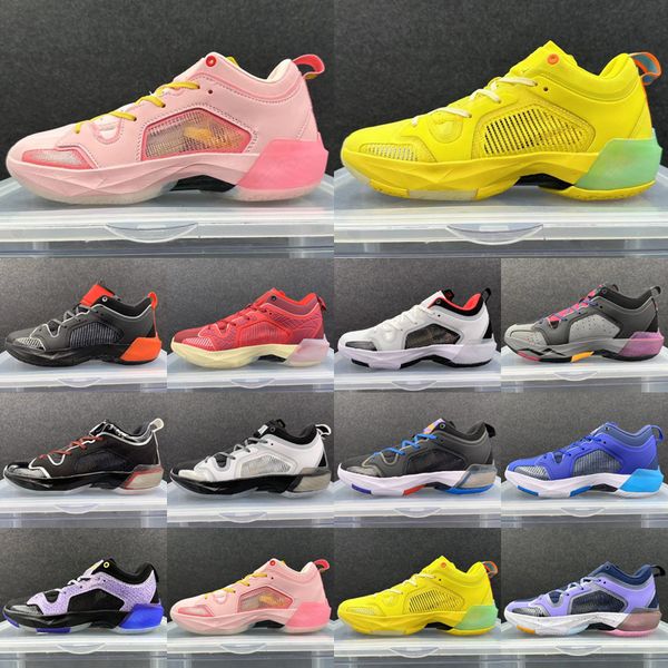 

jumpman 37 low team red basketball shoes fraternity royal blue lift up black white cements 37s xxxvii snakeskin bred till dawn mens sports s