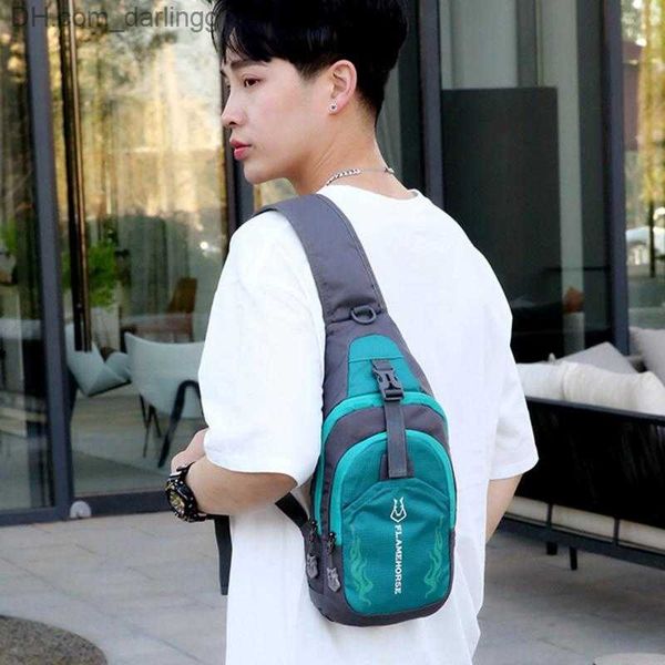 

outdoor bags outdoor bags anti-theft men sling backpack waterproof chest pack crossbody bag shoulder travel sports gym daypack z230728