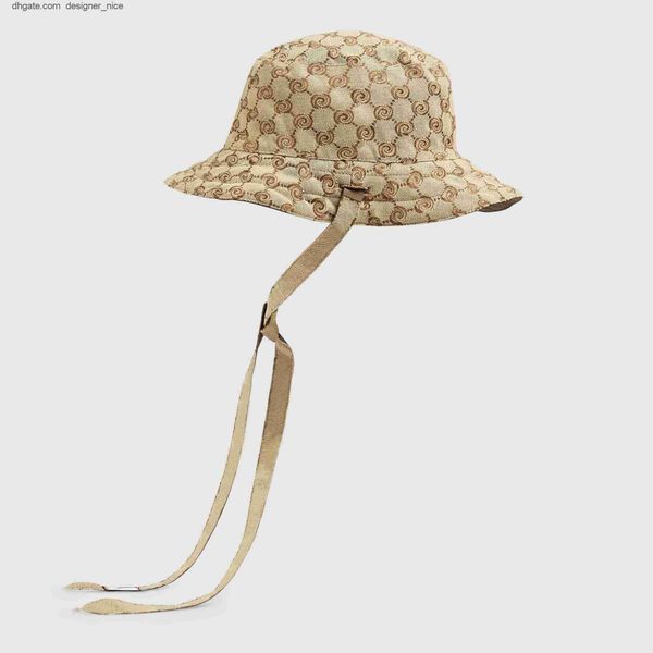 

men women double sided bucket hat designer sun cap lace up fisherman hats two sides pattern outdoor caps mulit way to wear''gg&#03, Blue;gray