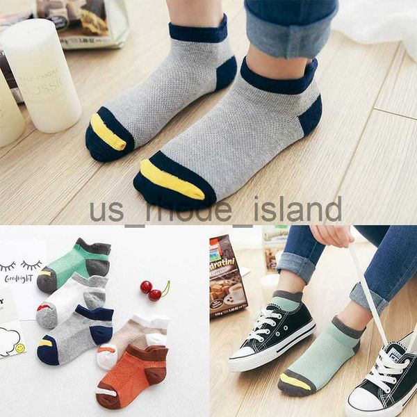 

kids 10pcs/lot spring summer children's mesh cotton for a boy striped solid for children girls kids sport x0727, Pink;yellow