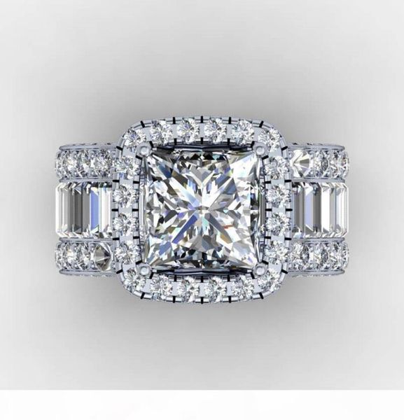 

vintage lovers court ring 3ct diamond 925 sterling silver engagement wedding band ring for women men finger jewelry gift5402928, Slivery;golden