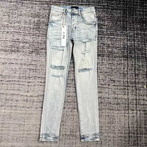 

purple jeans man jeans designer skinny biker slim straight pants stack fashion mens trend brand vintage pant us 1 de5g, Blue