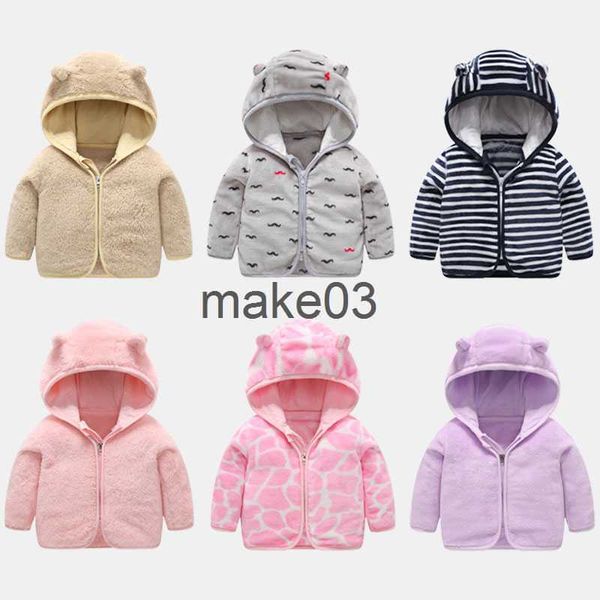 

jackets newborn baby warm hoodies clothes coral velvet toddler kids zipup light jacket sweatshirt outwear baby boys girls coat j230728, Blue;gray