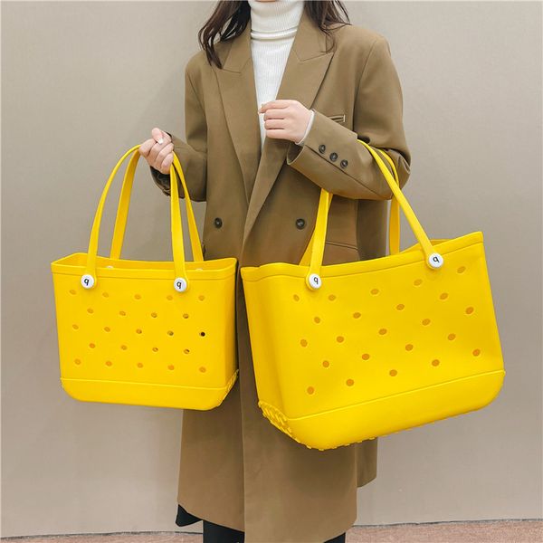 

evening bags fashion beach bags solid color camouflage printed eva basket large capacity beach storage bag summer handbag women 230727