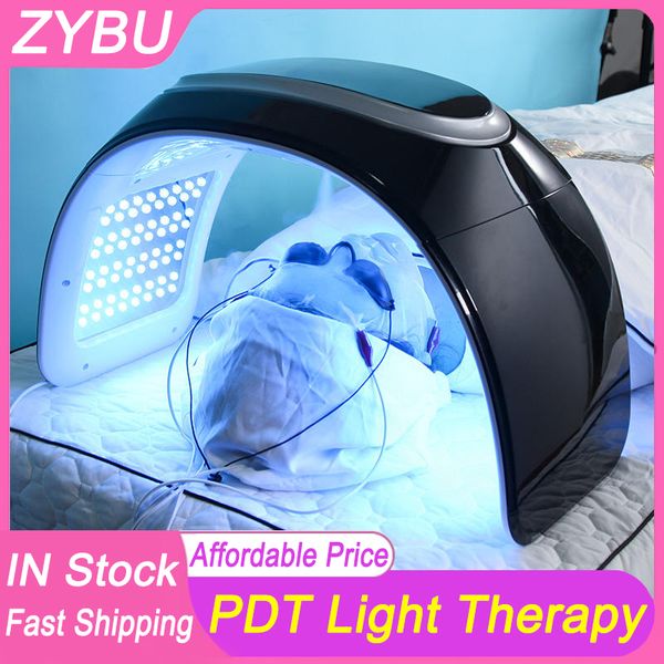 

multidunction uv light nano spray 7 colors pdt led pn light therapy machine with ems skin rejuvenation anti aging acne treatment wrinkle rem