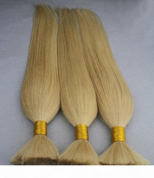 

blonde bulk human hair whole 3pcs human braiding hair bulk 300g no weft human hair bulk for braiding8114213, Black