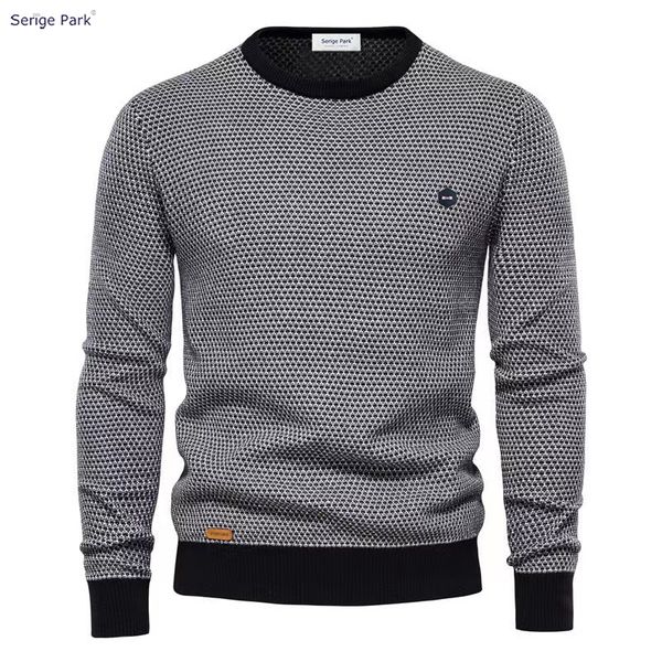 

women's sweaters serige park pullover men's luxury bowknot honeycomb design autumn and winter sweater long sleeve fashion casual 2, White;black