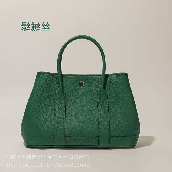 

classic garden party tote bag new leather 2023 women's bag single shoulder messenger tote versatile garden portable shopping bucket 1c3